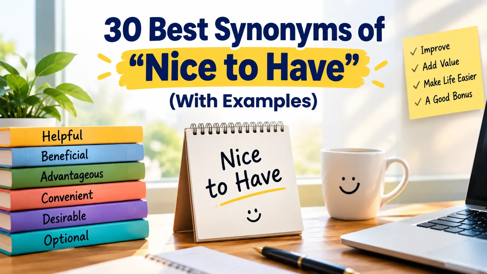 Best Synonyms of Nice to Have