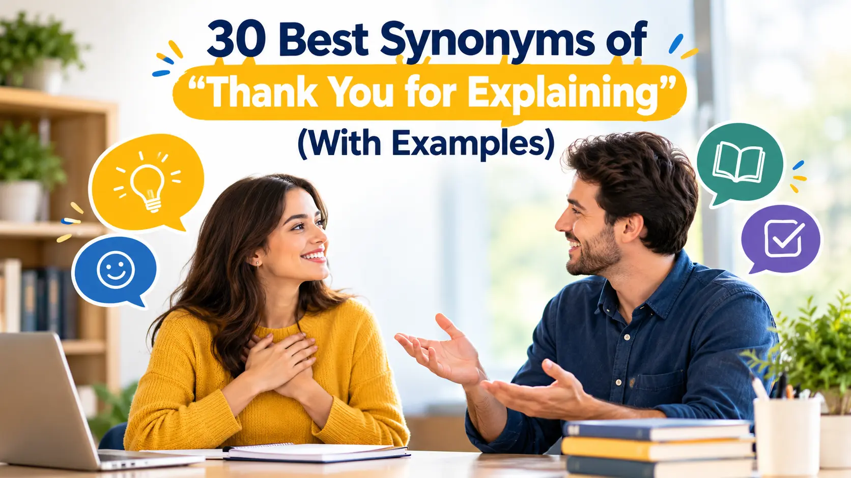 Best Synonyms of Thank You for Explaining