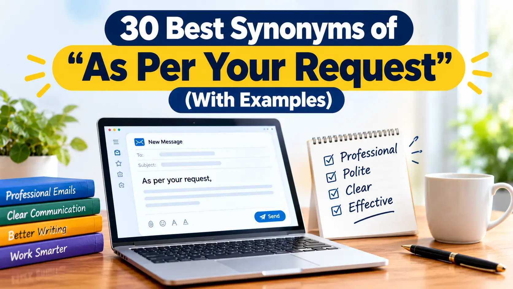 Best Synonyms of As Per Your Request