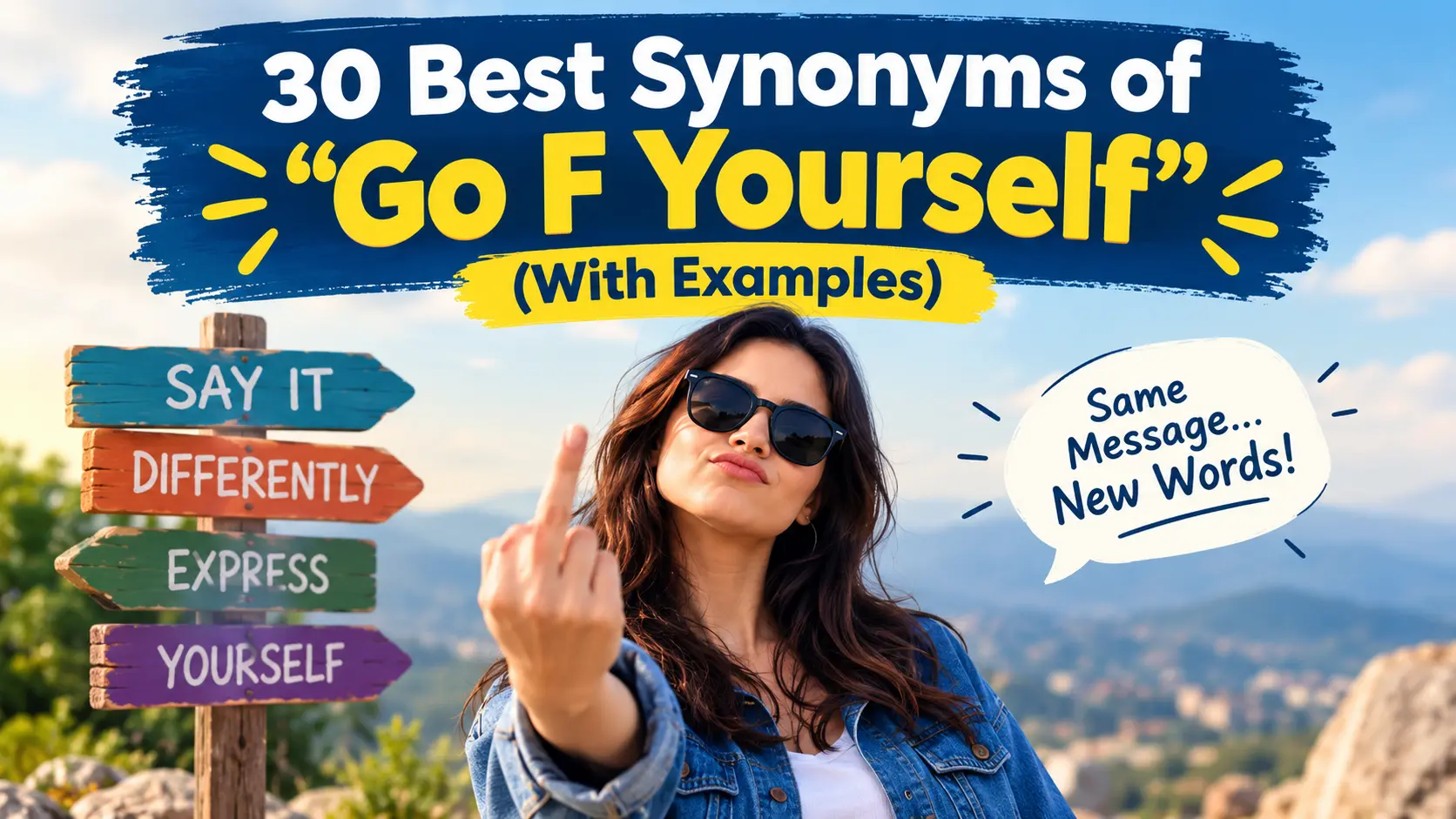 Best Synonyms of Go F Yourself