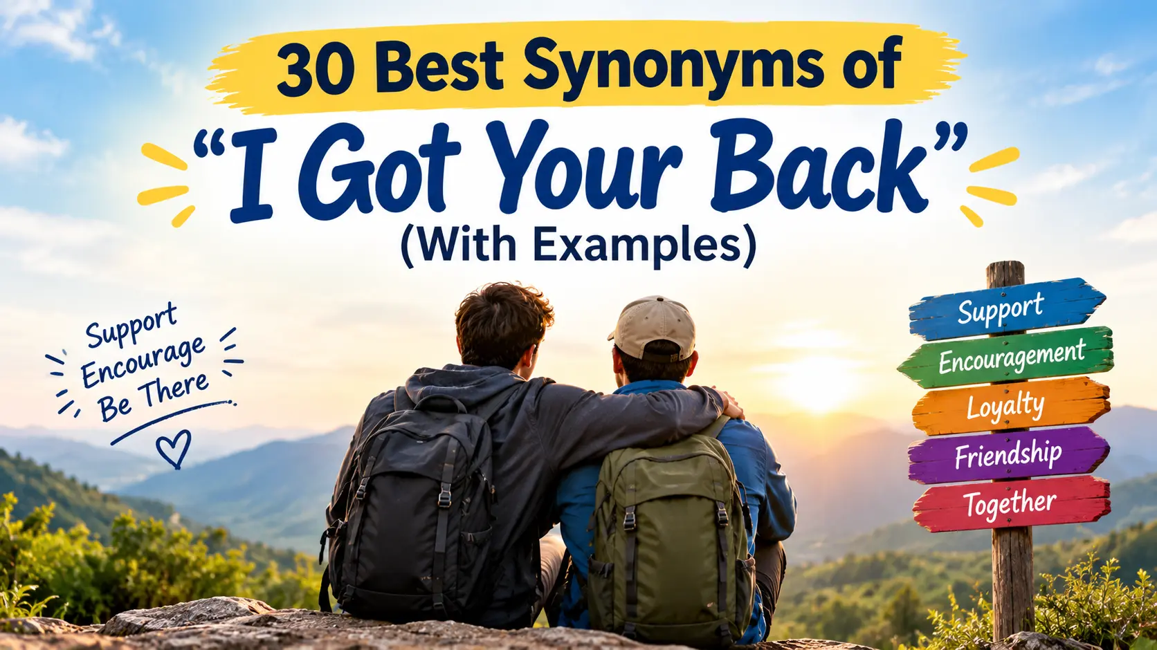 Best Synonyms of I Got Your Back