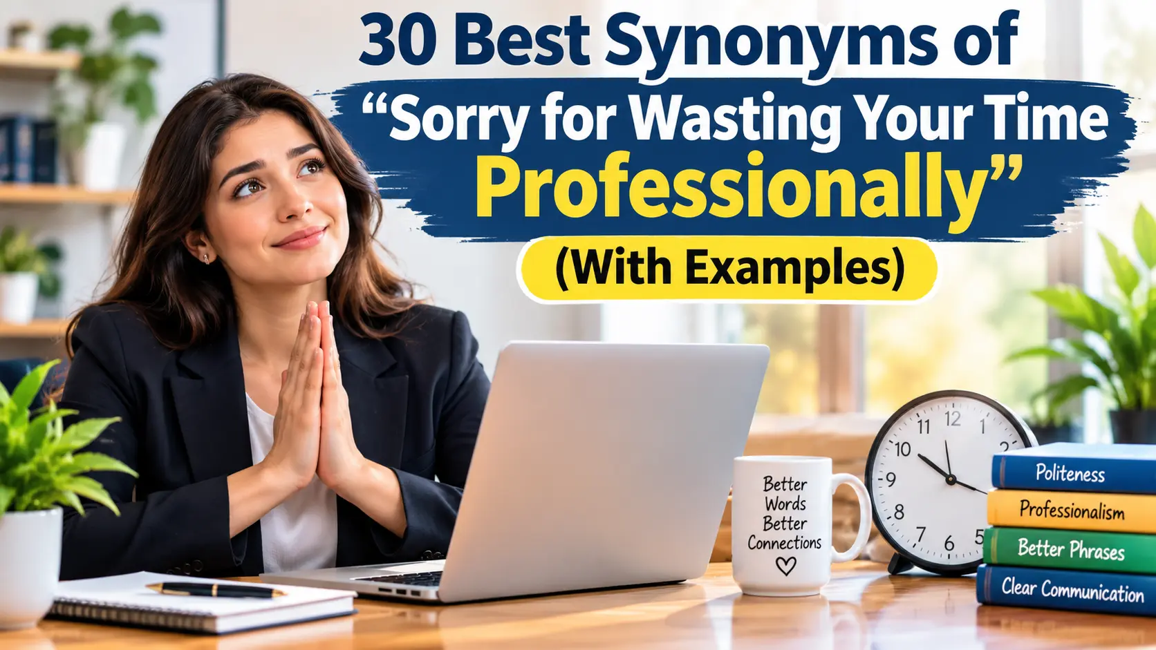 Best Synonyms of Sorry for Wasting Your Time Professionally