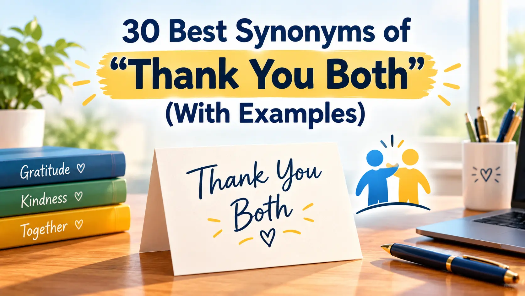 Best Synonyms of Thank You Both